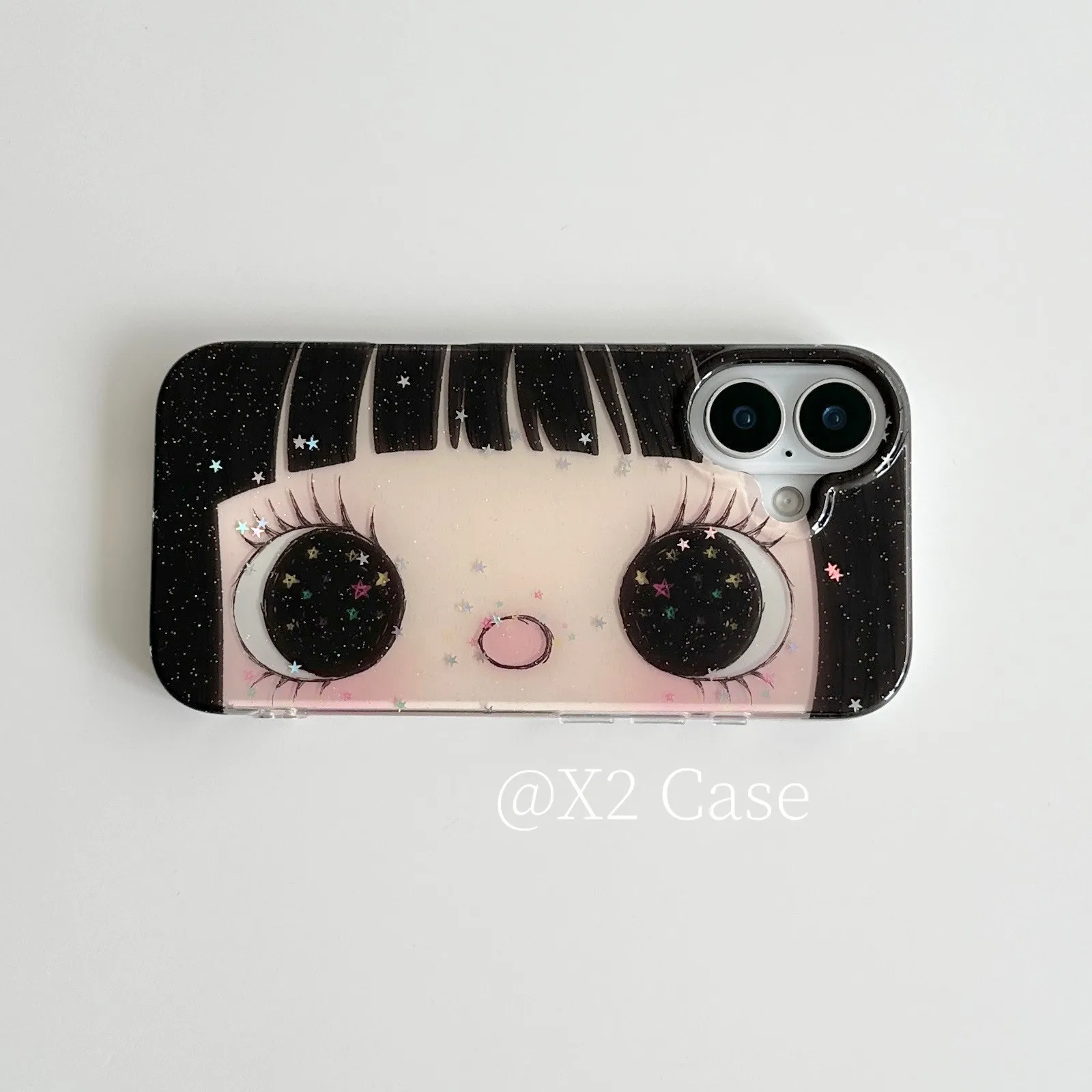 

Чехол для телефона с рисунком INS Comic Hair Girl для iPhone 17, 16, 15, 14, 11, 12, 13 Pro Max Plus, пылезащитный противоударный чехол «все включено»
