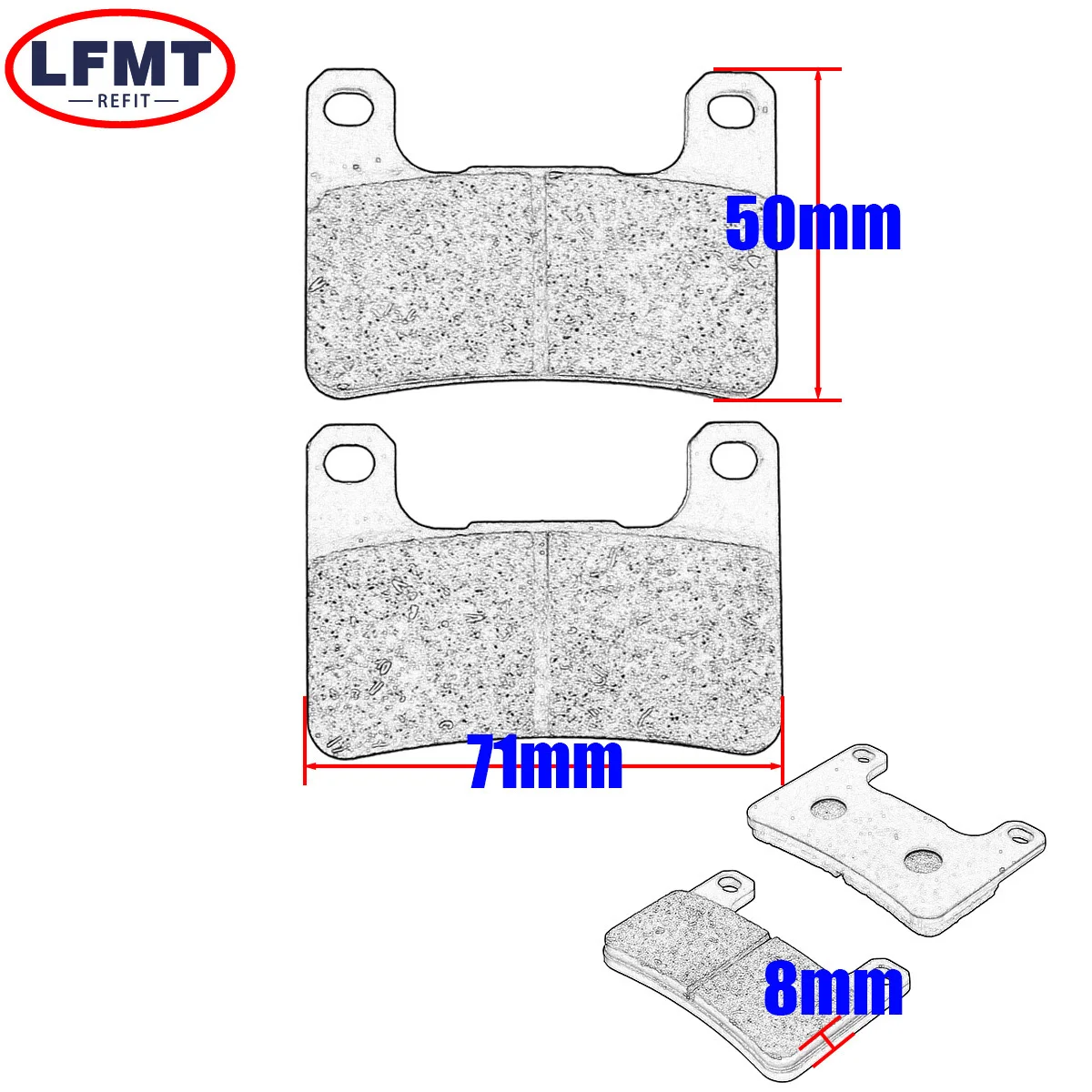 Motorcycle Front Rear Brake Pads For SUZUKI GSXR 600 750 K4/K5/K6/K7/K8/K9/L0 04-10 F VZR M 1800 RZ (VZR 1800 K7Z/K8Z/K9Z)