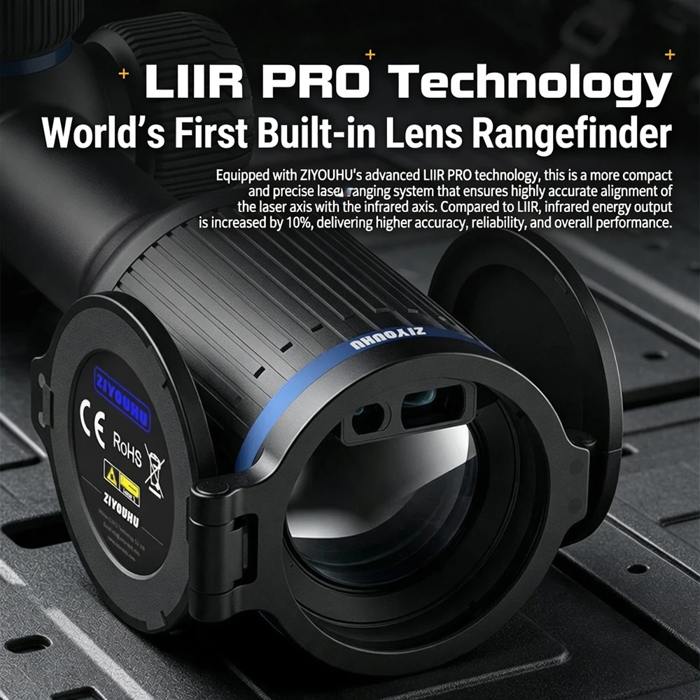 Thermal Monocular Laser Rangefinder - 640×512 Thermal Imaging Monocular with Laser