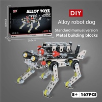Metal Assembly Engineering Vehicle Simulation Screw Nut DIY Alloy Building Block Car Model Children's Education Toys For Boys