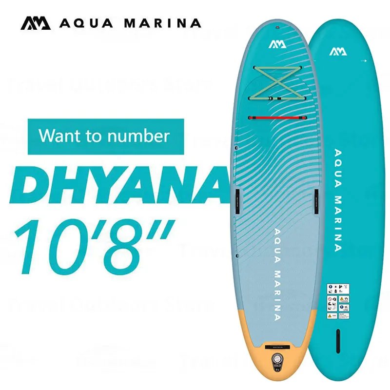 

AQUA MARINA DHYANA SUP Board Stand Up Paddle Board Inflatable Sapboard Funwater Swimming Board Wakeboard Surfing Surfboard 325cm