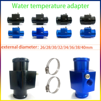 Water Temperature Sensor Head Joint Sensor Radiator Adapter 1/8NPT 12V 24V Digital Water Temperature Gauge Voltmeter