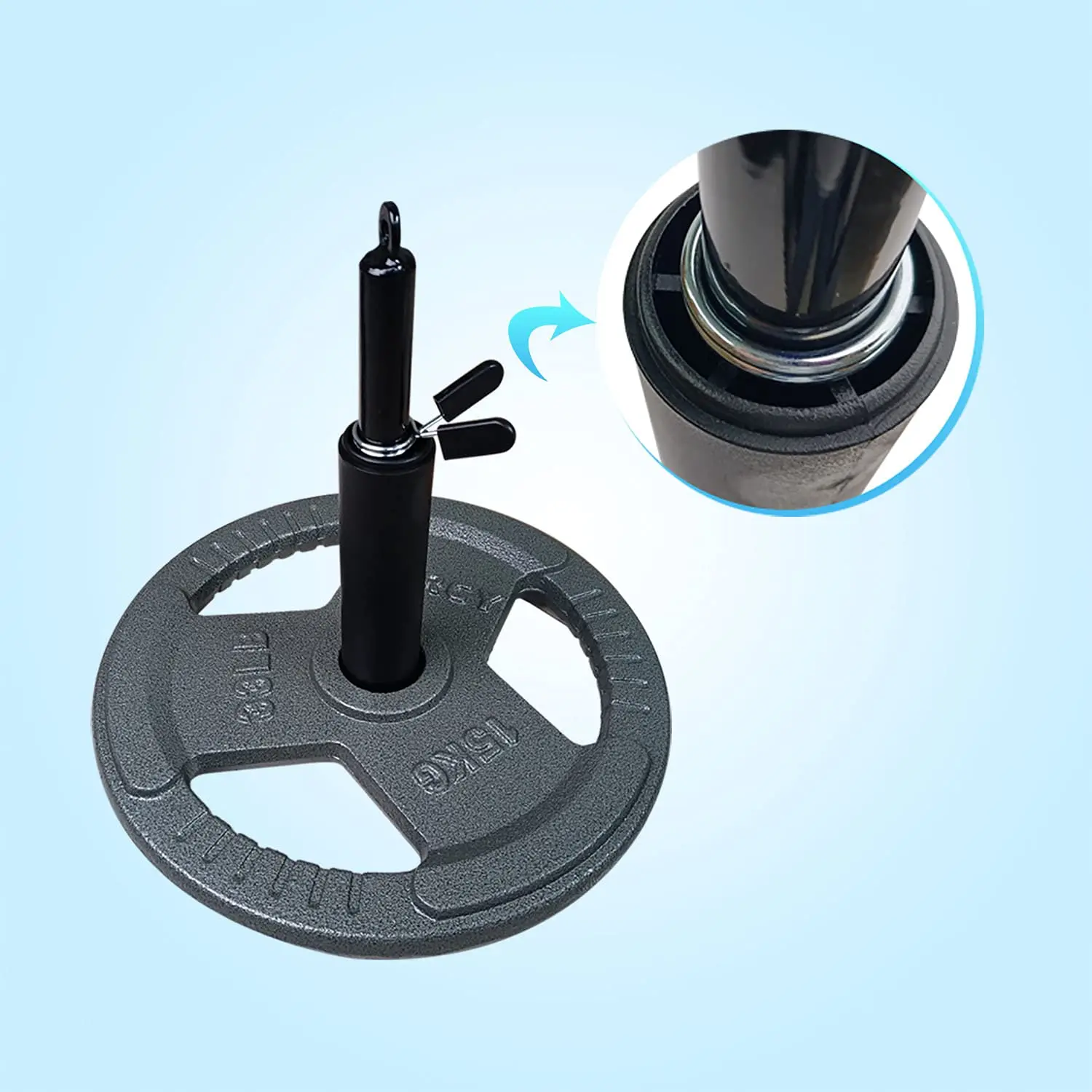 Fitness Loading Pin For 2.54cm/5.08cm Dumbbell Gym Pulley Cable System Attachment Home Workout Strength Training Equipment