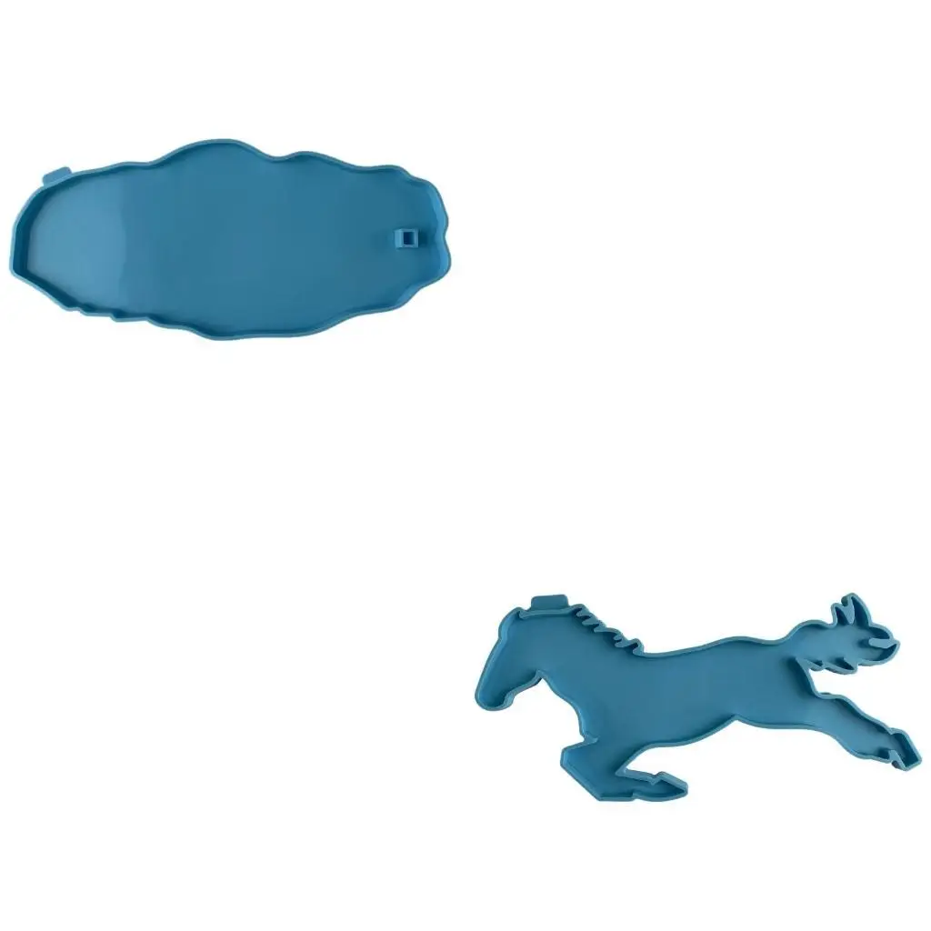 

9hjk лошади украшения плесень смола лить подвесную плесень животного