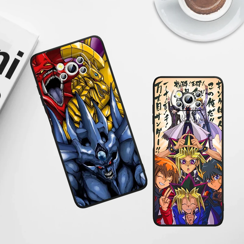 Anime Yu-Gi-Oh! Yugi Muto per Xiaomi Poco X6 X5 X4 X3 F4 F3 NFC M6 M5 M4 GT S Pro 4G 5G C65 custodia morbida nera per telefono