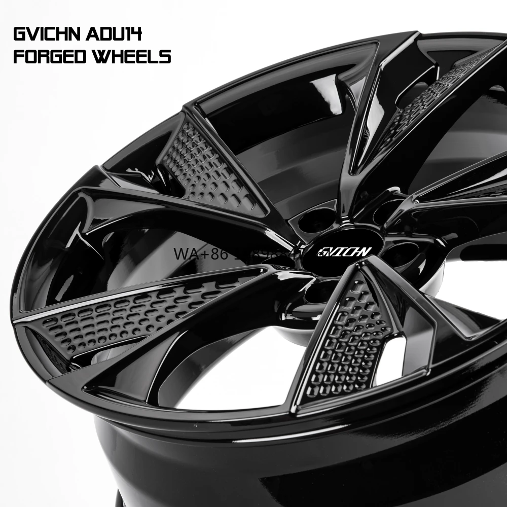 

Customized Color & Size 18 19 20 21 22 23 24 26 Inch Gloss Black With Machine Face Aluminum Monoblock Custom Car Wheels