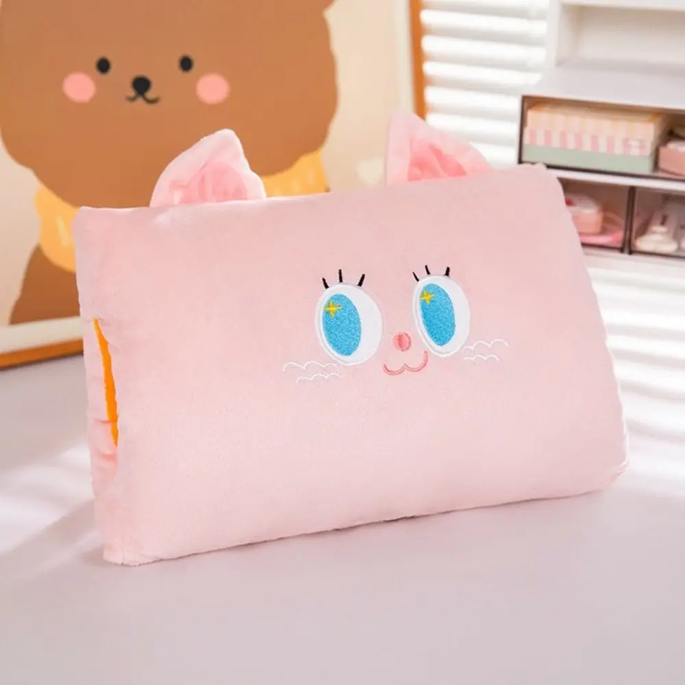Regalos, almohada calentadora de manos de dibujos animados, almohada Kawaii de felpa suave, almohada calentadora de manos, cómoda muñeca calentadora de manos, escuela