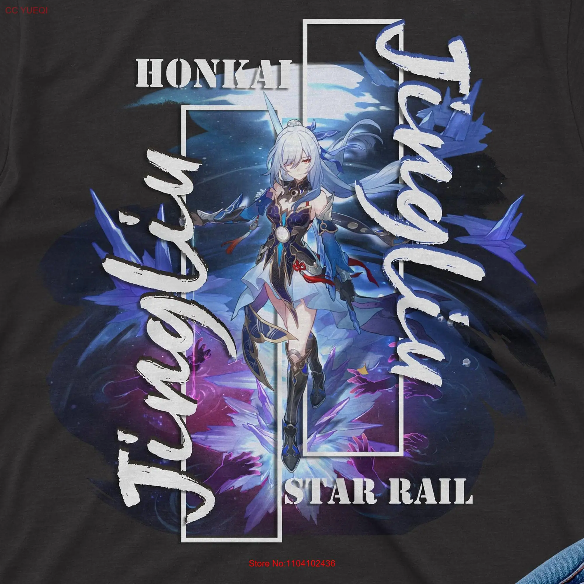 Jingliu Honkai Star Rail T Shirt Premium Quality Apparel with Stunning Designs Perfect for Gamers Anime Enthusiasts