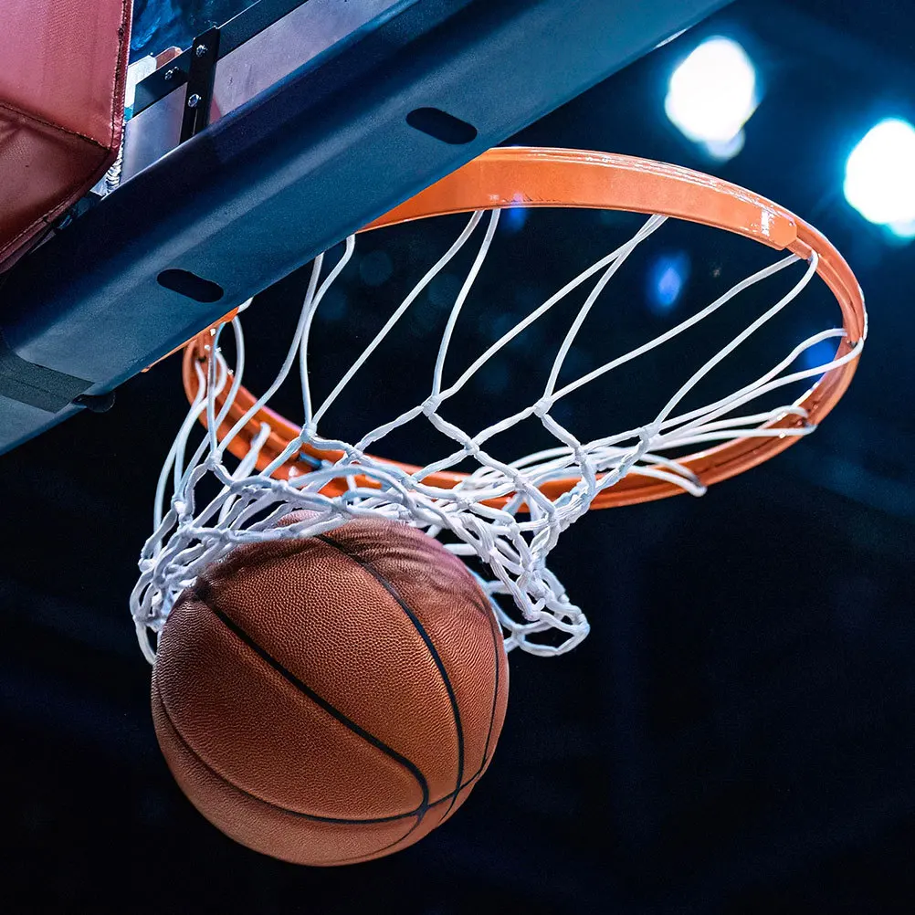 Cuerda de red de baloncesto, Material duradero con amortiguación mejorada para patio trasero y entrenamiento profesional, 2 uds.