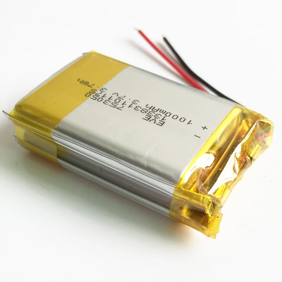 3.7V 2000mAh เซลล์แบตเตอรี่แบบชาร์จไฟได้ลิเธียมโพลิเมอร์ Li Po สำหรับแผ่นดีวีดีกล้องแท็บเล็ต PC แบตสำรอง PSP แล็ปท็อป GPS 153050