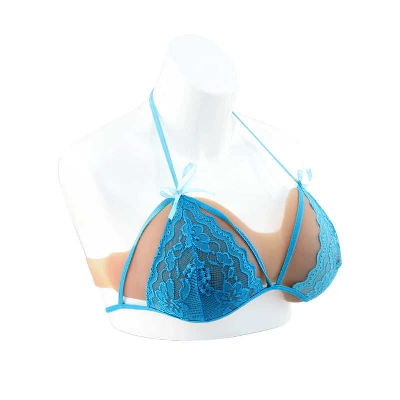 ONEFENG Silicone Breast Invisible Skinless Forms For Small Chest Woman Soft Touch Crossdresser Fake Breast Comfortable
