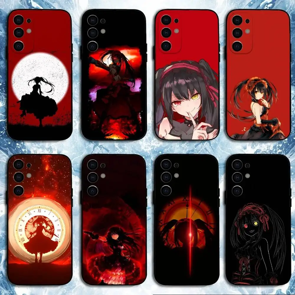 

Date a live Tokisaki Kurumi Phone Case For Samsung S25,S24,S23,S22,S21,S20,Plus,Fe,Lite,Others Black Cover