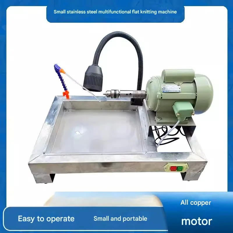Dual Head Jade Engraving Horizontal Machine Multi Function Cutter Grinder Polisher For Jade Turquoise Gemstone Processing Grinde