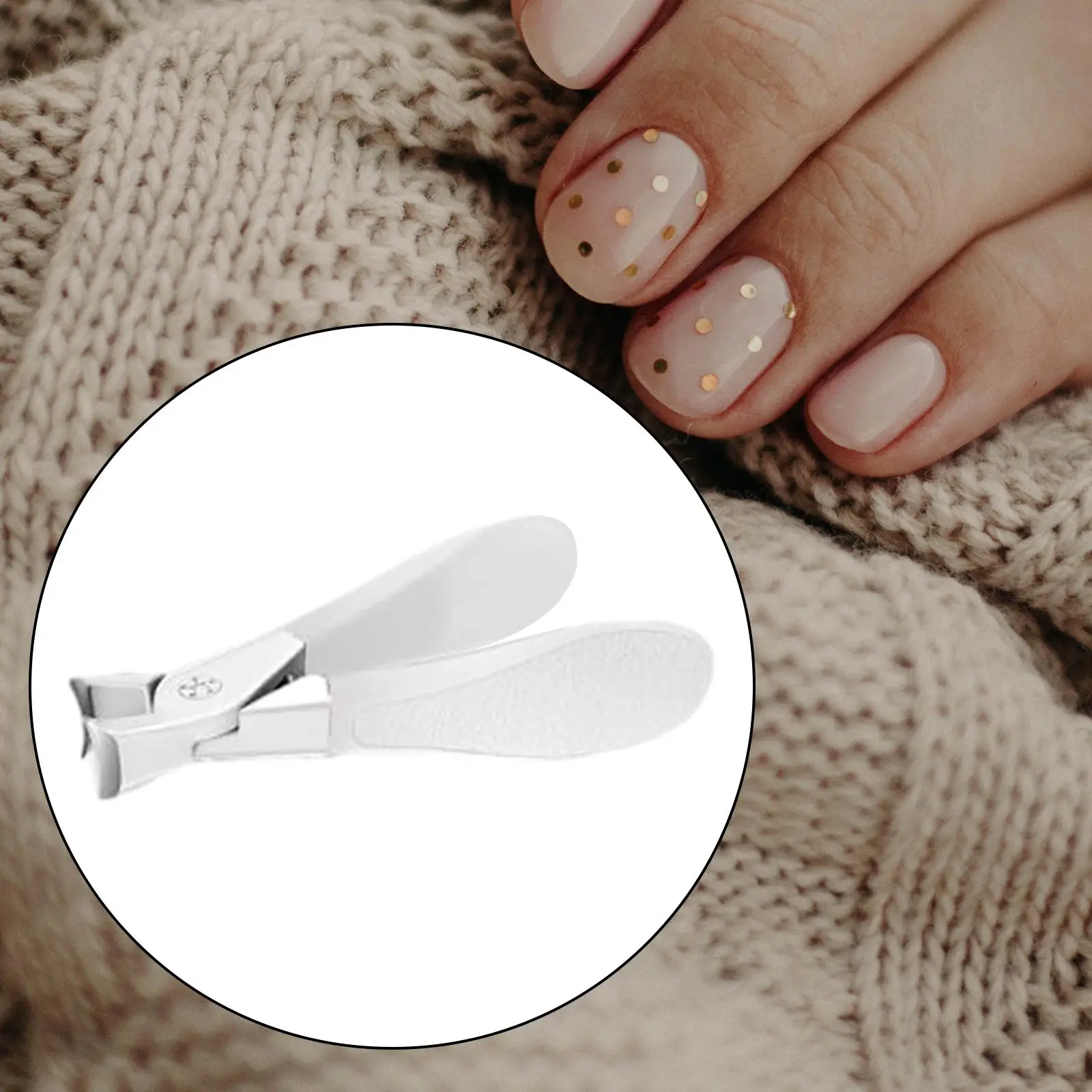 Professional Toenail Clippers Wide Jaw Opening Stainless Steel Nail Trimmer for Thick Toenails for Adults