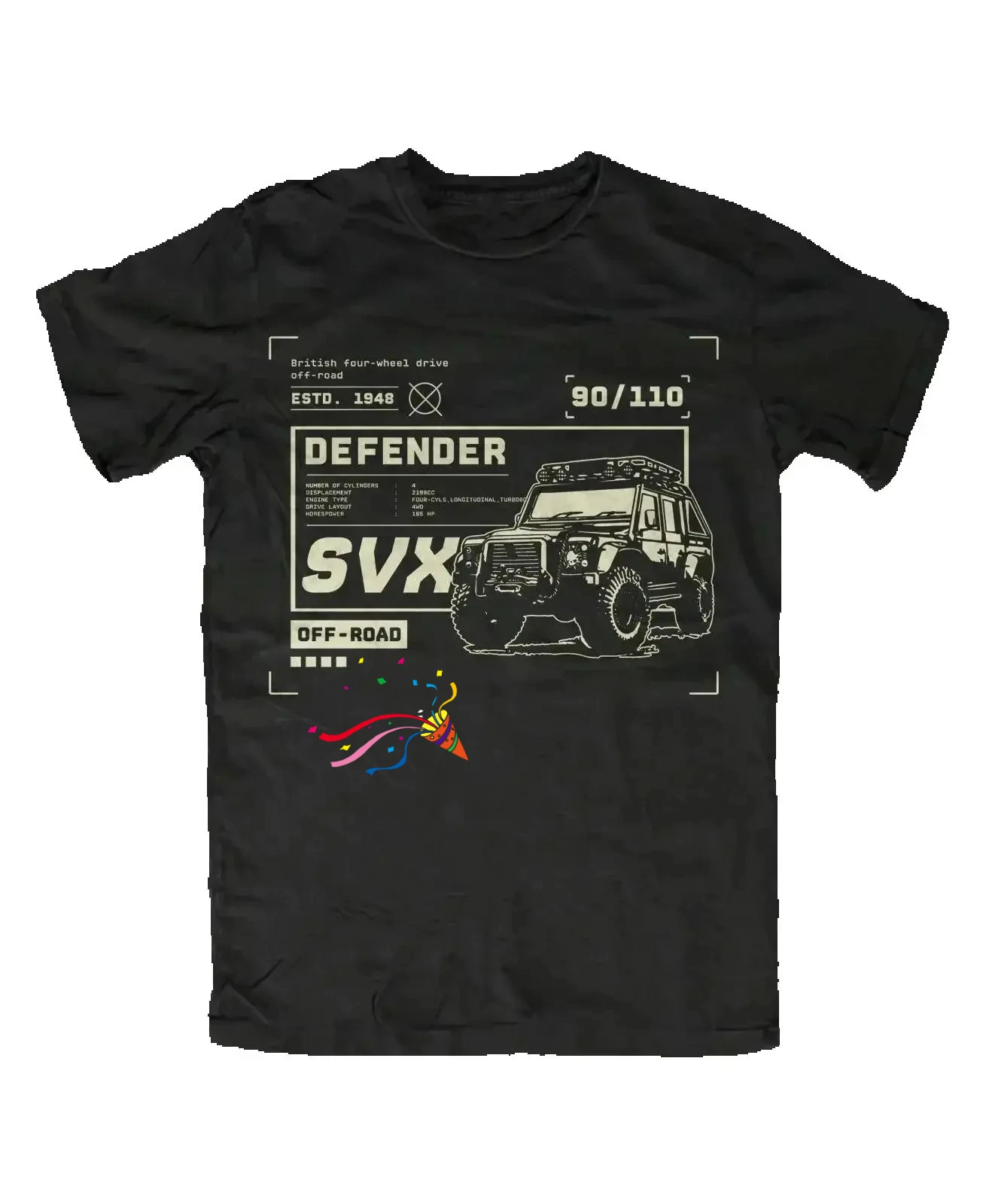 

British 4x4 Drive Off-Road Defender T-Shirt. Summer Cotton Short Sleeve O-Neck Mens T Shirt New S-3XL