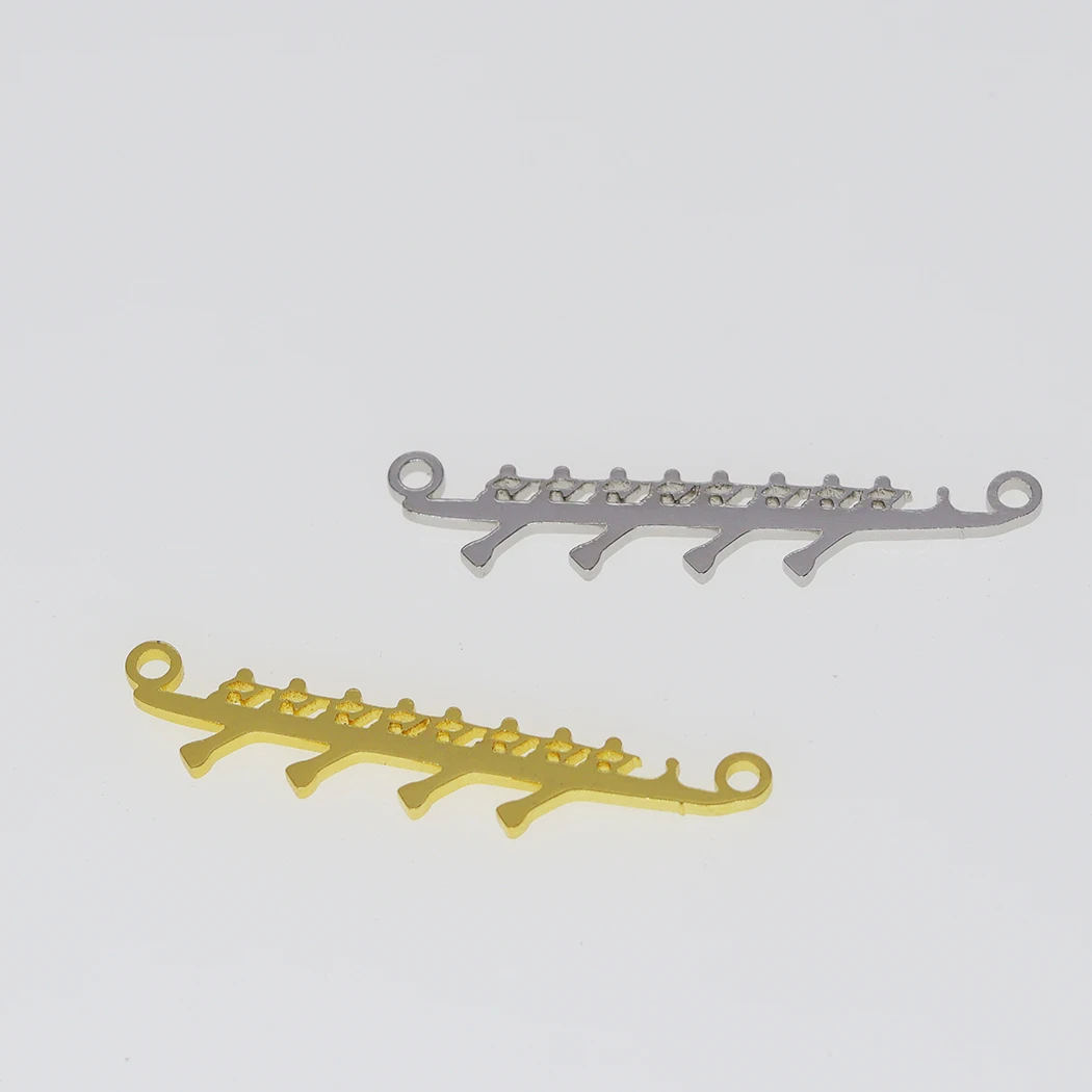 5PCS DIY Stainless Steel Crew Mate Shop Rowing Pendant Neckalce Women Men Geometric Boating Fashion Charm Pendant