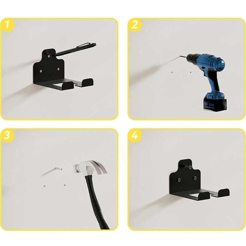 2PEECES WALL MONTED TRIMMER RACK СТАДИТЕ ДЛЯ Эффективной организации гаража и двора D2RD