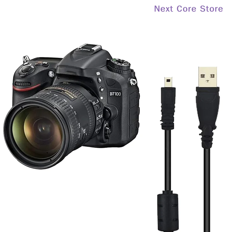 [NC]USB Data Cable Camera Data Pictures Video Sync Transfer Cables 8pin 150cm for Nikon Olympus Pentax Sanyo[NC]