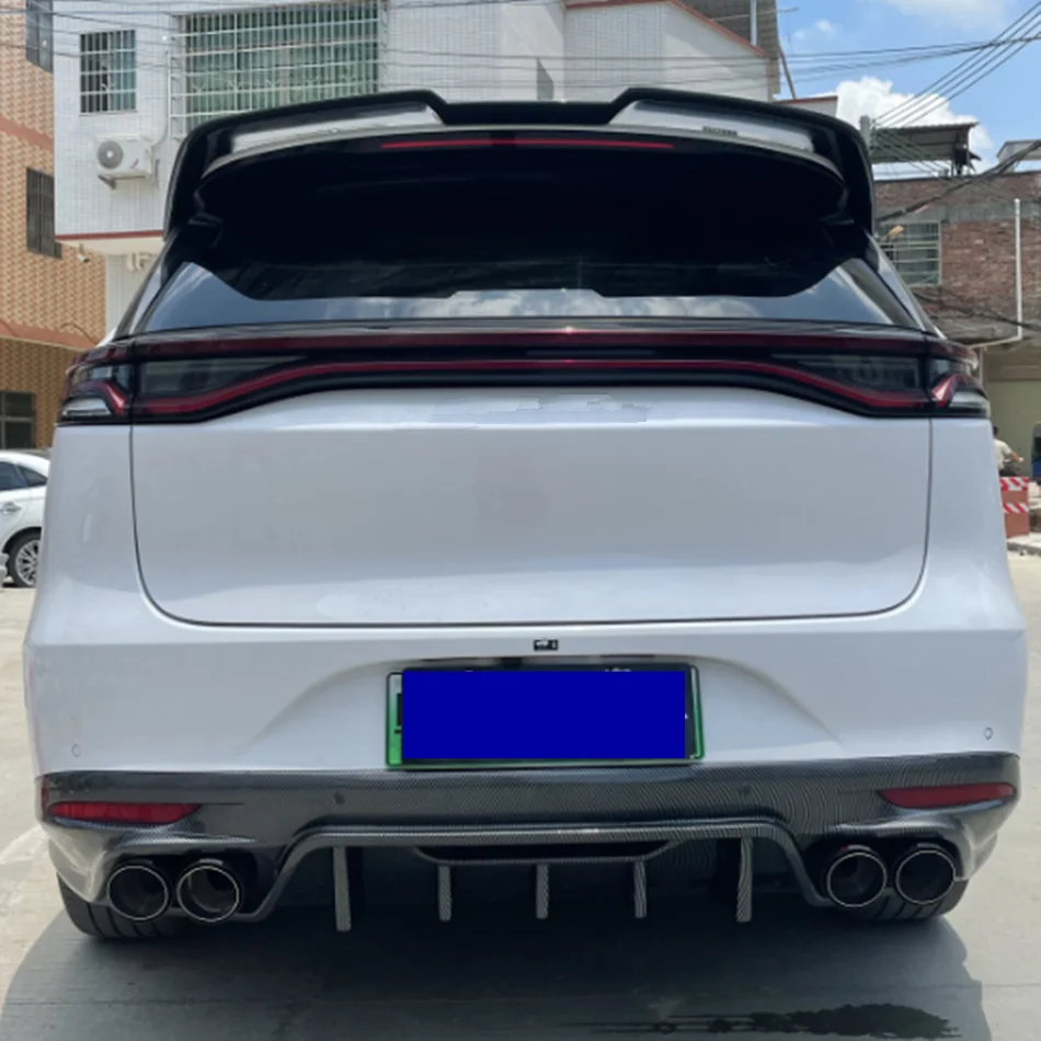 Rear Trunk Lid Car Spoiler For2018-2024 BYD Tang DM DMi DMP Gasoline Automobile Tail Wing ABS Plastic Material Accessories Parts