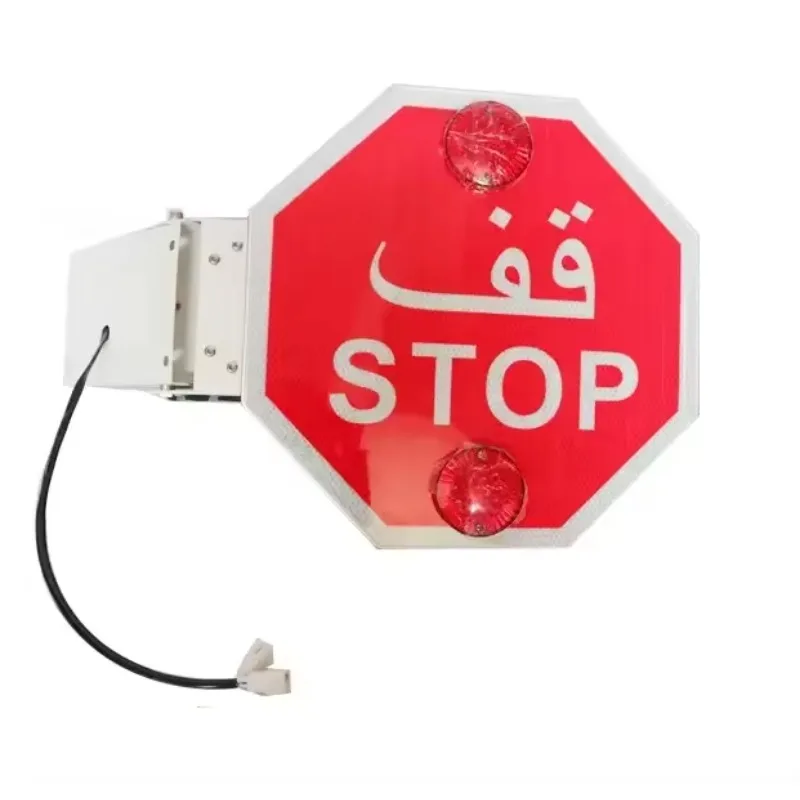 School Bus Stop Sign Automatic School Bus Stop Sign Electric Parking Arm