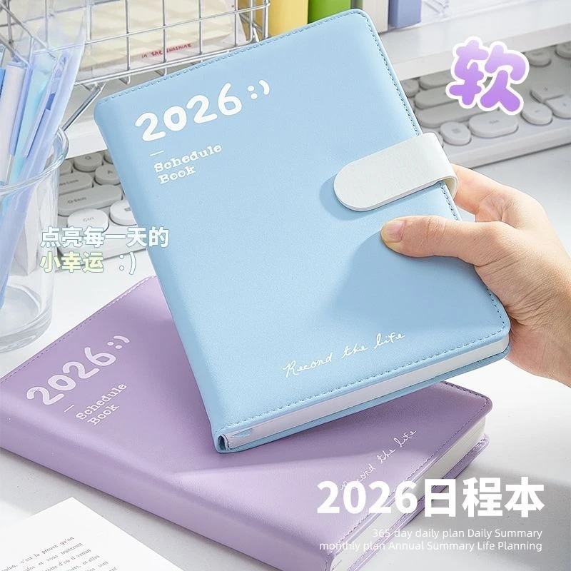 2026-agenda-libro-fibbia-magnetica-notebook-copertina-in-pelle-piano-settimanale-libro-forniture-per-ufficio-e-scuola-piano-di-capodanno