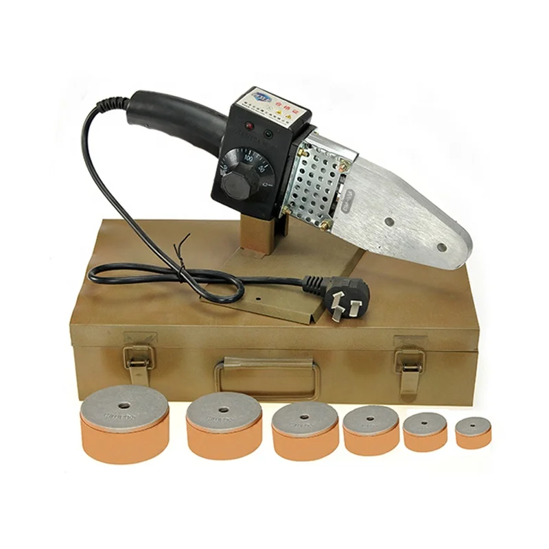 

Набор для сварки труб PPR, ПВХ, ПБ, ПЭ 20-63 мм (2 дюйма) с контролем температуры, 600-800 Вт, 220 В переменного тока, аппарат для термофузионной сварки