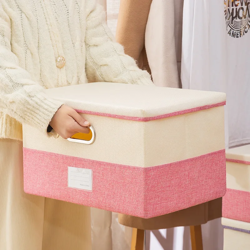 

Fabric storage box, desktop storage box, wardrobe storage box, household items, clothes, toys, sorting and storage basket