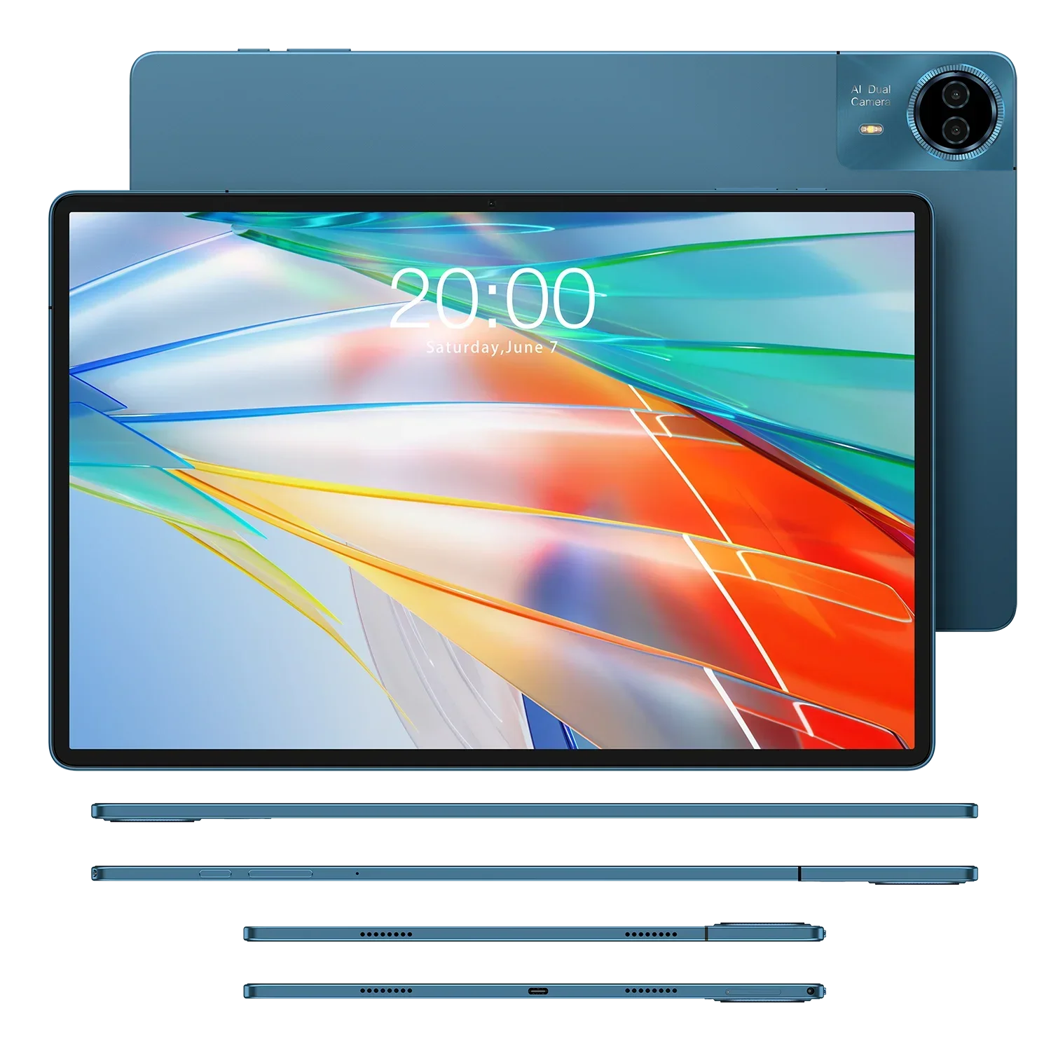 Teclast T70 タブレット MTK G99 オクタコア 14 インチ FHD IPS ディスプレイ 8GB RAM 256GB ROM Android 14 WIFI5G 10000mAh 13MP+8MP 4G デュアル SIM