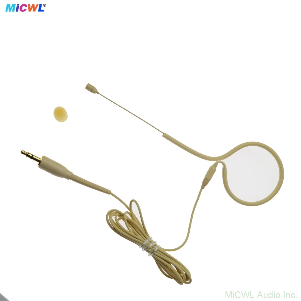 Auriculares SL6 con micrófono, conector estéreo estándar de 3,5mm para Sennheiser, inalámbrico, BeltPack, cámara, PC, grabadora de ordenador