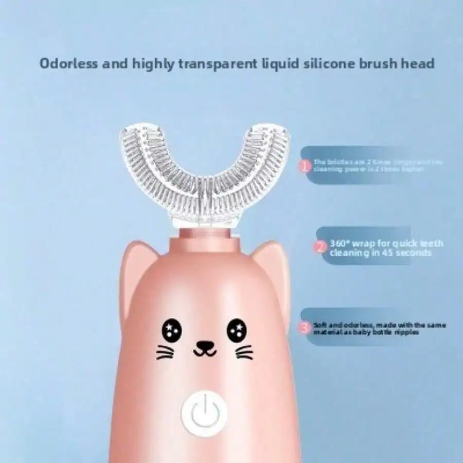 New Children's Electric Toothbrush U-Shaped Automatic Oral Type Children's U-Shaped Electric Toothbrush Children's Toothbrush