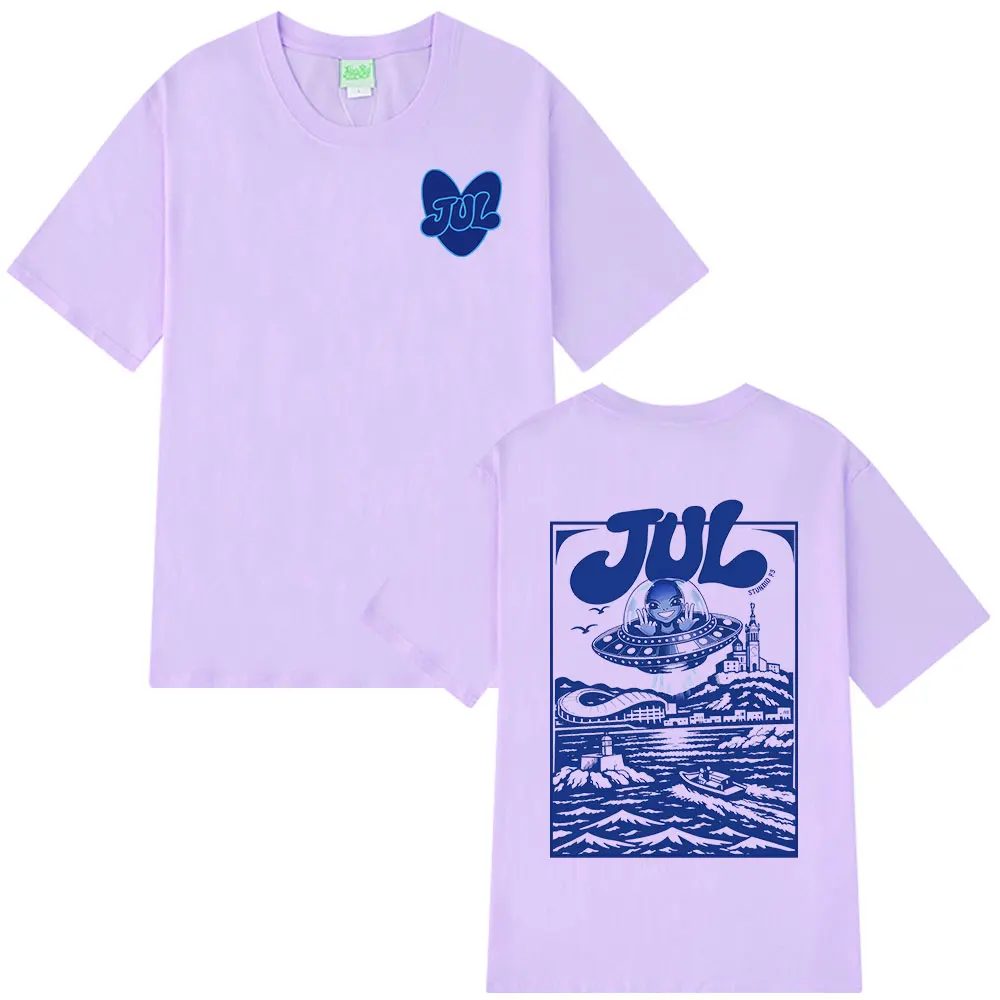 Rapper Jul Graphic T Shirt Men's Women Clothing Fashion Hip Hop T-shirt Casual Cotton Short Sleeve Oversized T-shirts Streetwear image 6