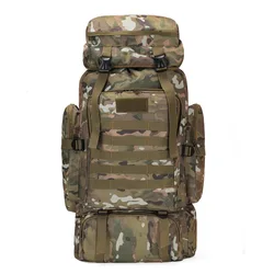 Large Capacity Tactical Military Backpack, Army Bag, Outdoor Hiking Camping Backpack, Molle Travel Bag, 70L