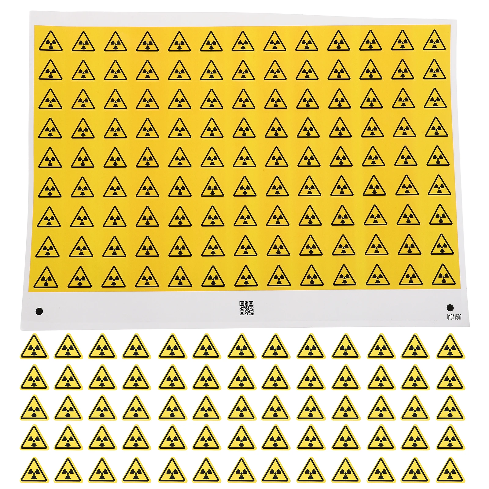 290pcs Radiation Warning Sticker High Visibility Durable Safety Label For Electrical Equipment Lab Plant Traffic Safety