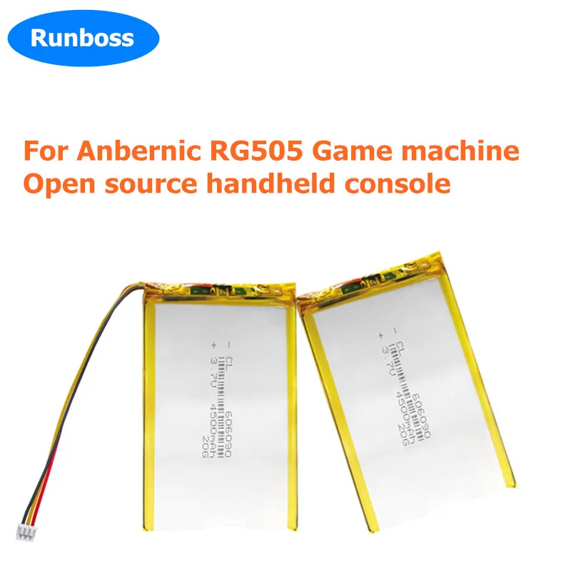 New Replace 3.8V 606090 4500mAh Lipo Battery For anbernic RG505 Game machine Open source handheld console