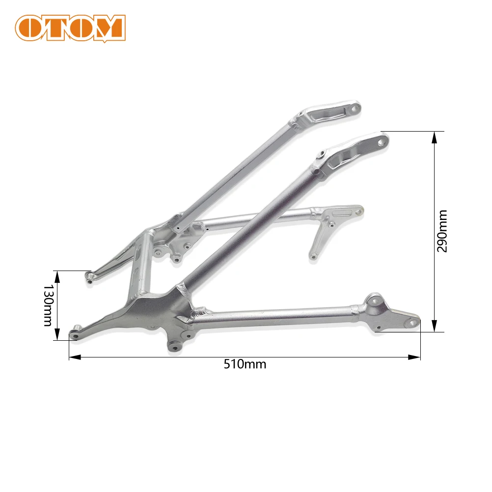 OTOM For HONDA CRF Subframe Rear Seat Stay Support Tray Motorcycle Sub Frame Tailstock Bracket For CRF250R 14-17 CRF450R 2013-16