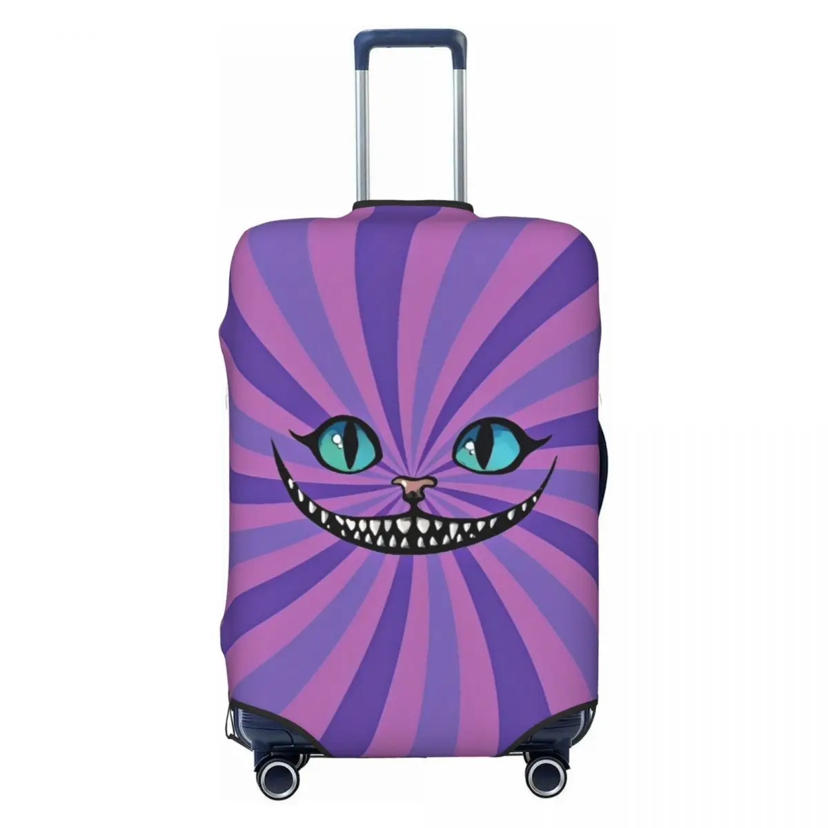 

Изготовленный на заказ чехол для чемодана с изображением Чеширского кота и животного, полета, путешествия, полезный чемодан, защита