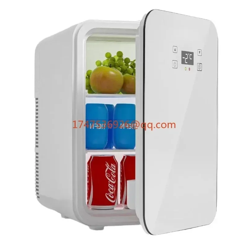 Car small refrigerator, small household dormitory, single door refrigerator, home dual-purpose cosmetics, refrigerated mini