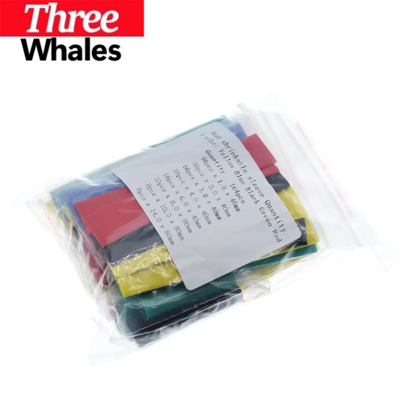 164pcs/Set Heat shrink tube kit Insulation Sleeving termoretractil Polyolefin Shrinking Assorted Heat Shrink Tubing Wire Cable