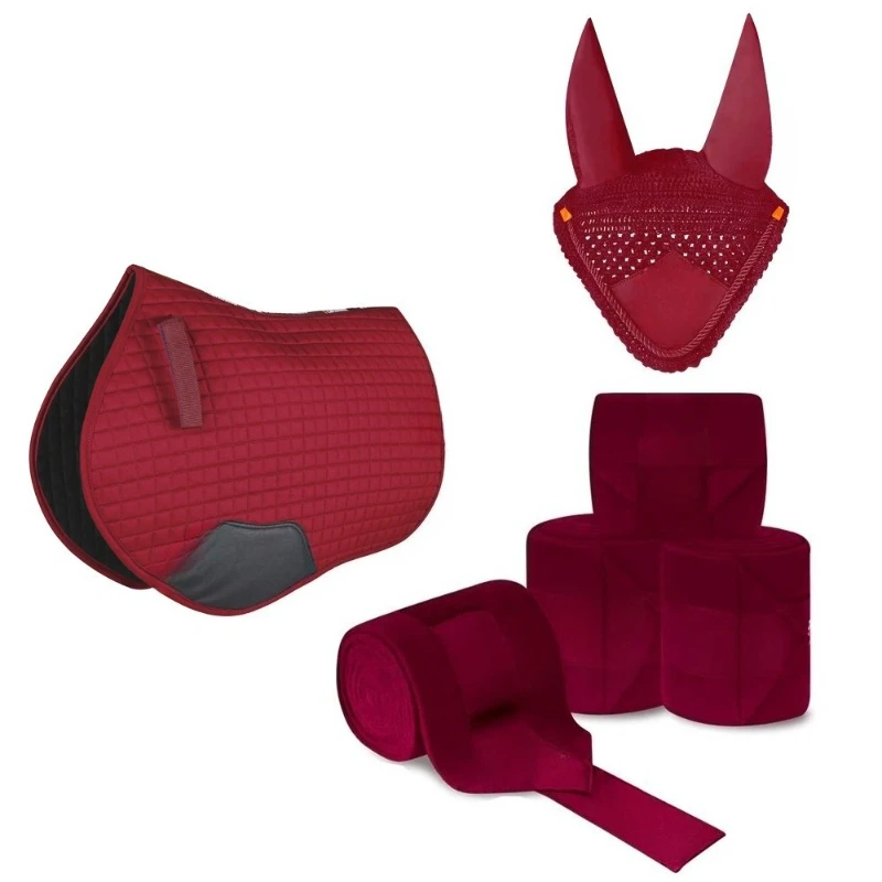 

Earmuffs, saddle pads, leggings, bridle, horse rope, six-piece horse set, free matching combination