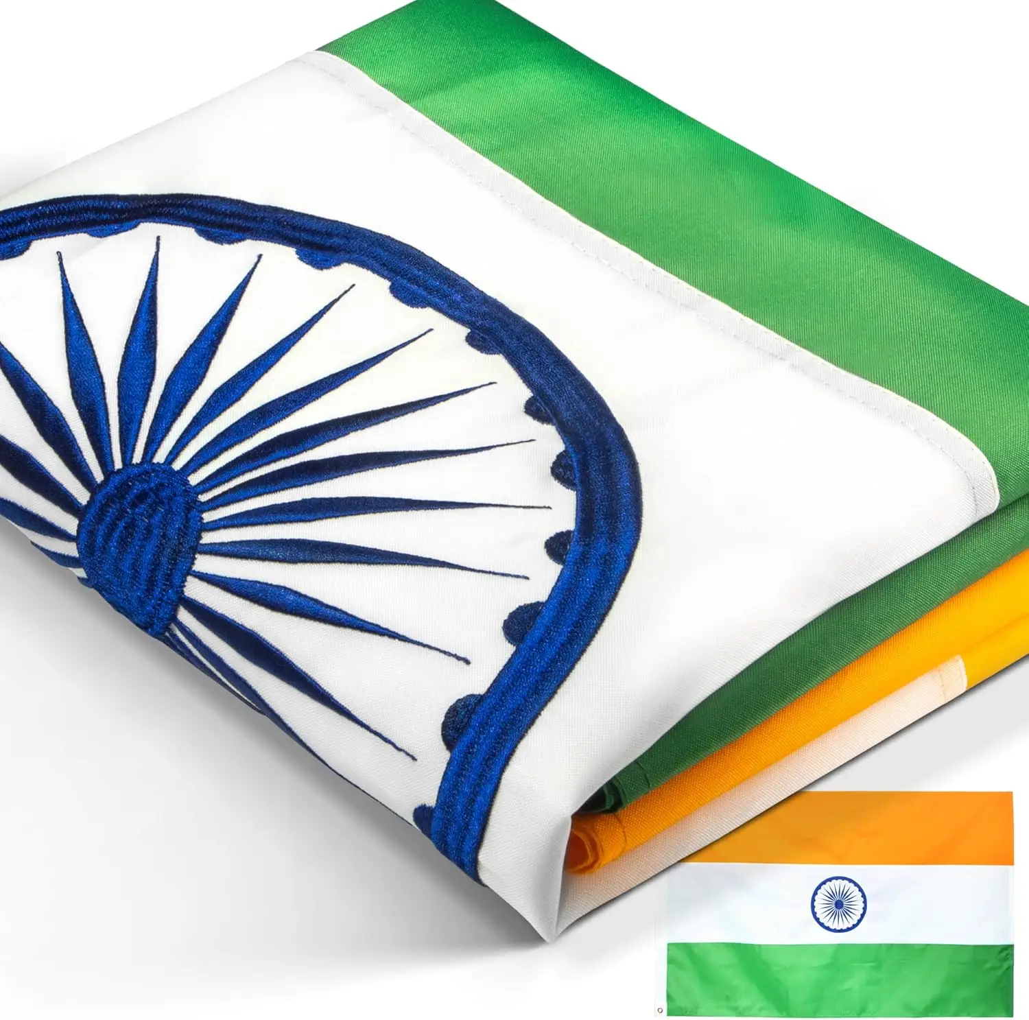 Flagnshow 100% Noly Embroider  India Flags