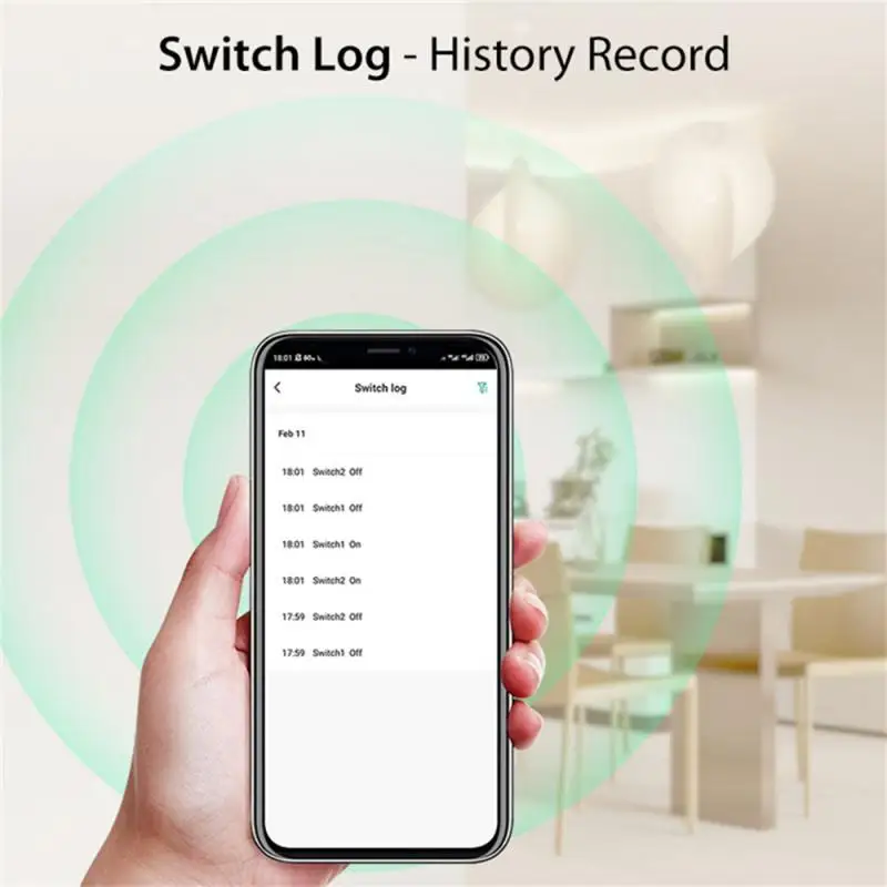 10A Matter Smart Switch, 1/2/3/4Gang Breaker Relay APP Control Remotrly Works With HomeKit Alexa Home AC100-240V