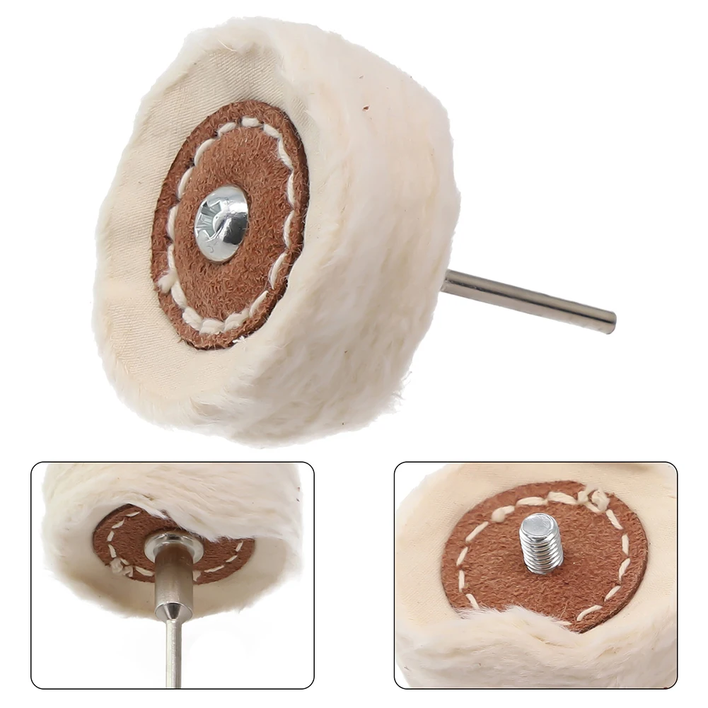 4PCS 50mm Polishing Cloth Wheel Brush Head Grinder Buffing Accessory Rotary Tool Electronic Dremel Accessories For Rotary Tools