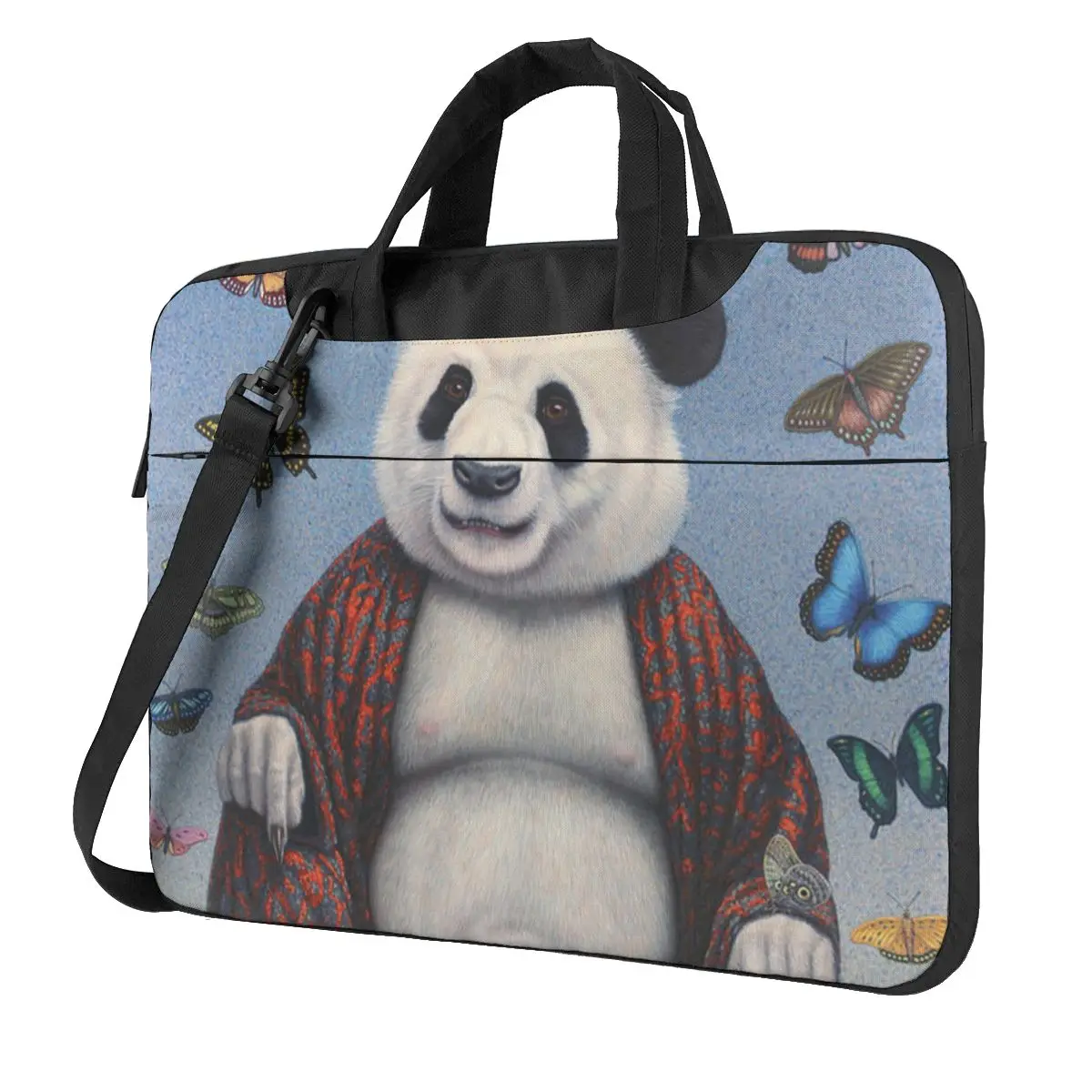 Panda Buddha Laptop Bag Butterfly Retro For Macbook Air Pro Xiaomi Lenovo Asus 13 14 15 15.6 Case Vintage Shockproof Pouch