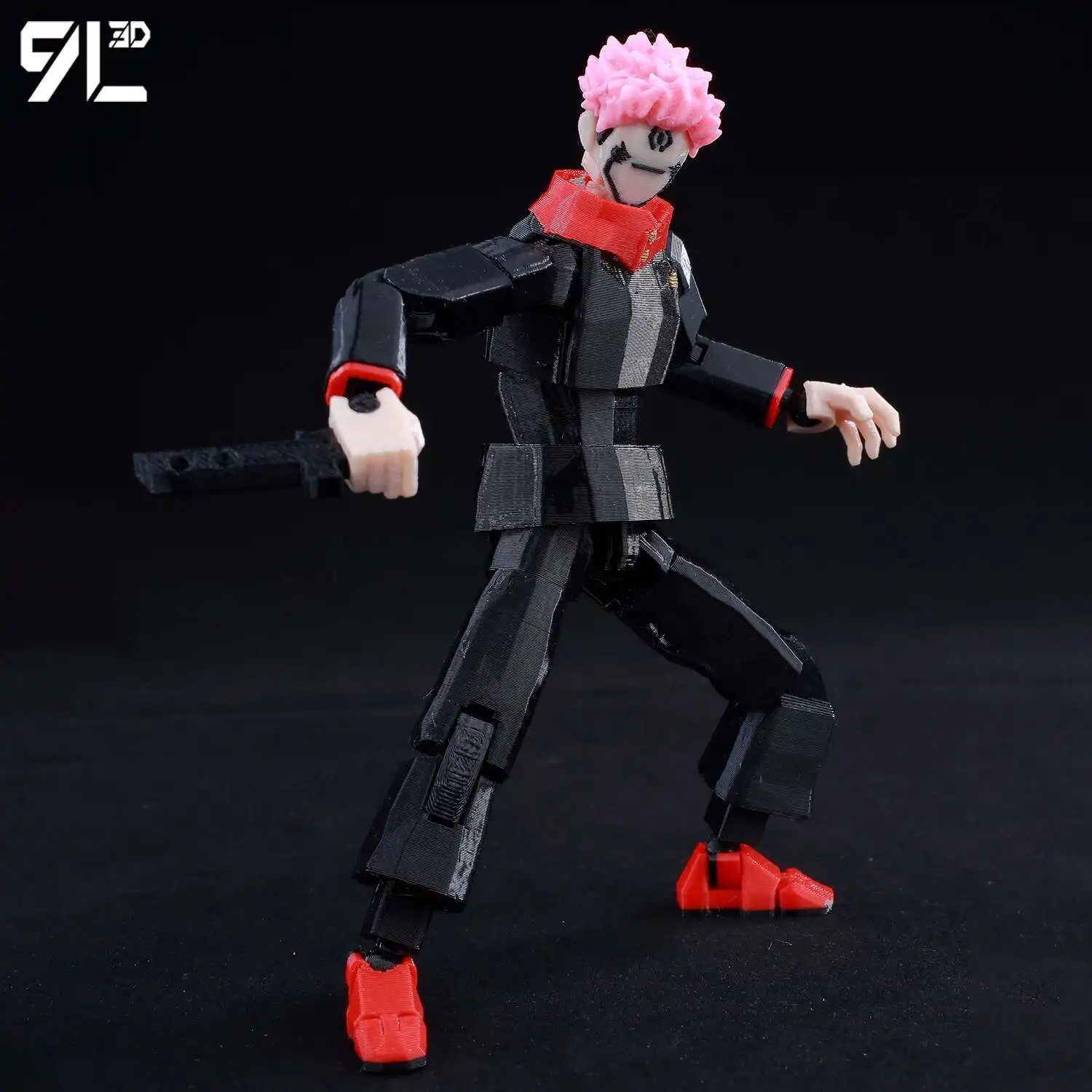 9L3D Dummy13 Itadori Yuji – لعبة بطل الرواية من سلسلة المعركة الخارقة للطبيعة على طراز القتال بتقنية الفلاش الأسود الأساسية