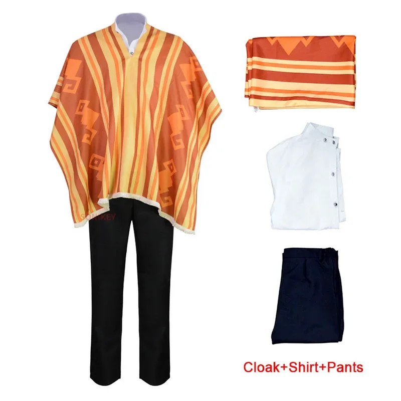 2022 Bruno Costume for Father Mother and Kids Cloak Robe Halloween Children Girl Adult Cosplay Camilo Cosplay Charm Clothing Set