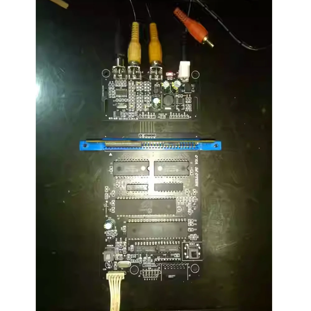 Fc spielkonsole video expansion board av + rf ausgang DC-DC step-down