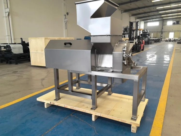SS304 Commercial Fruit Vegetable Crusher Machine/Industrial Fruit Crushing Equipment/Large Capacity Vegetable Pulper Crusher