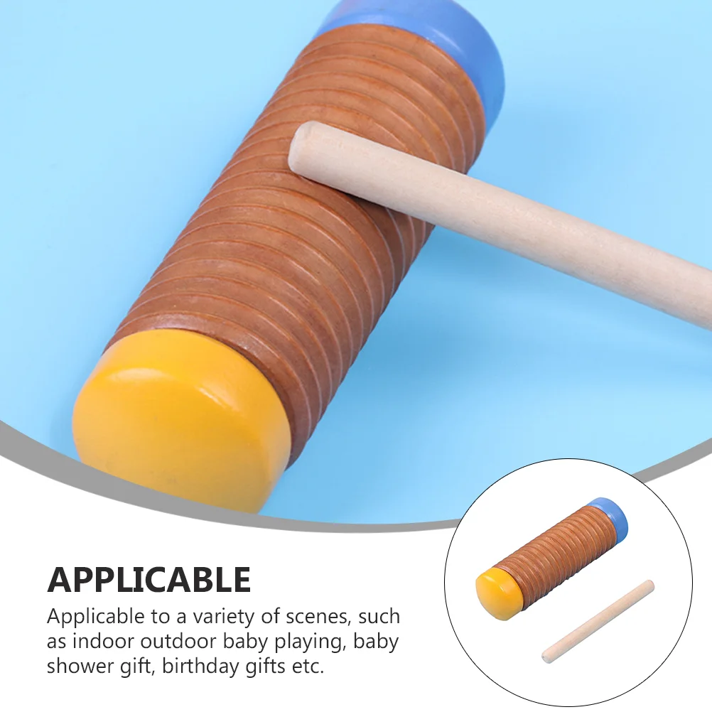 Puzzle Orff Instrument Baby Children’s Toys Music Instruments for Kids Wood Wooden Beating Drum