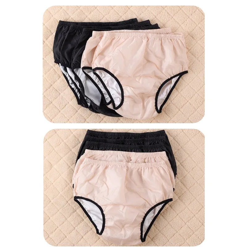 Adjustable Adult Cloth Diapers for Elderly Washable Waterproof Incontinence Pants Anti-Leak Reusable Nappy for Seniors