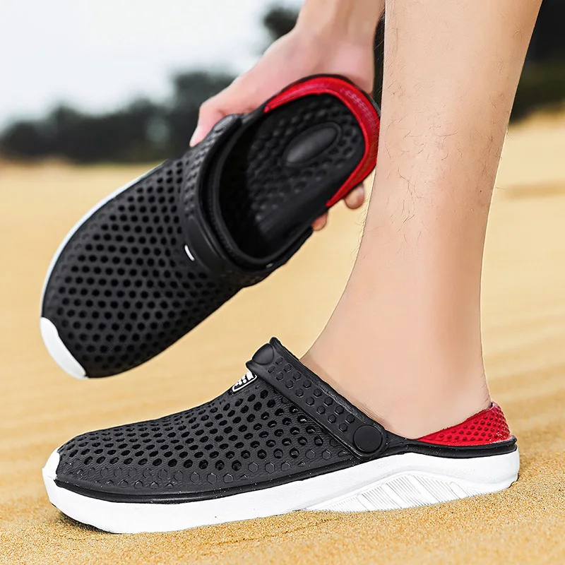 Sandalias de Playa Unisex de Moda, con Suela Gruesa, Antideslizantes e Impermeables, Chanclas para Hombre y Mujer